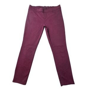 No Boundaries Jeggings Womens XL Burgundy Pull On Stretch Skinny Pants